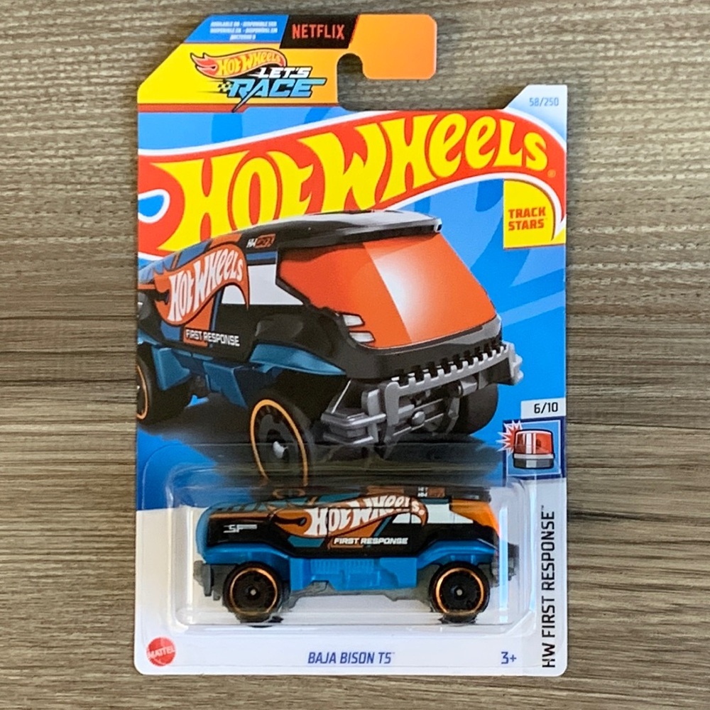 Hot Wheels Baja Bison T5 HW First Response Truck Hotwheels Lets Race 2024 New